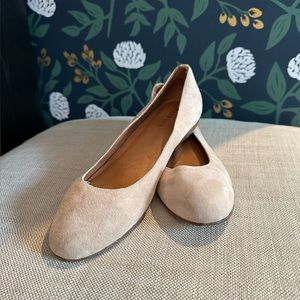 Margaux Blush Suede Ballet Flat 8.5 / 39
